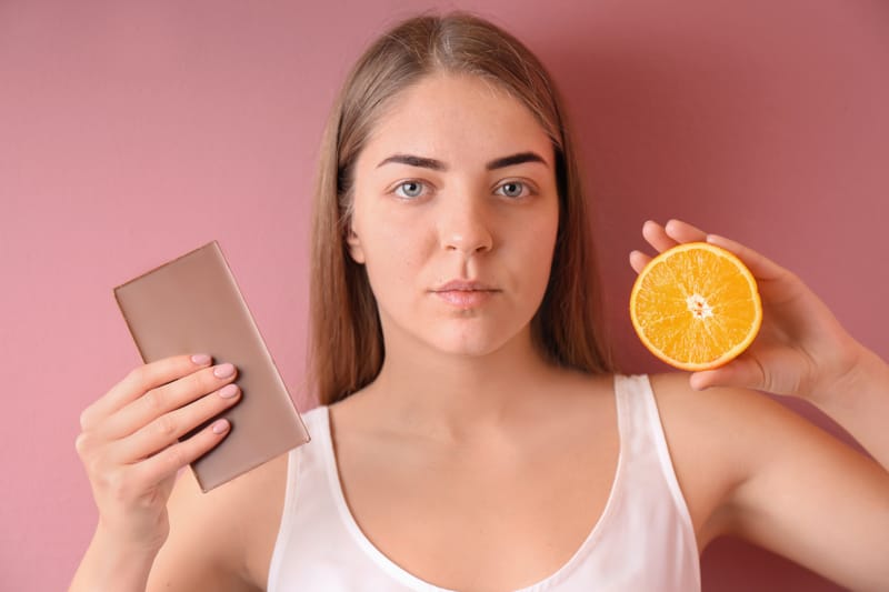 Dieta per l’acne: cibi da mangiare e da evitare